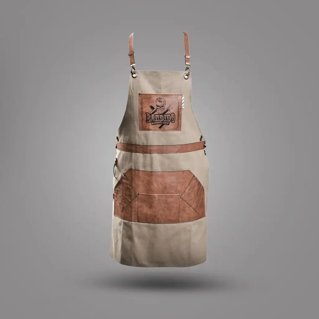 BANDIDO Leather Barber Cape (Black (8))