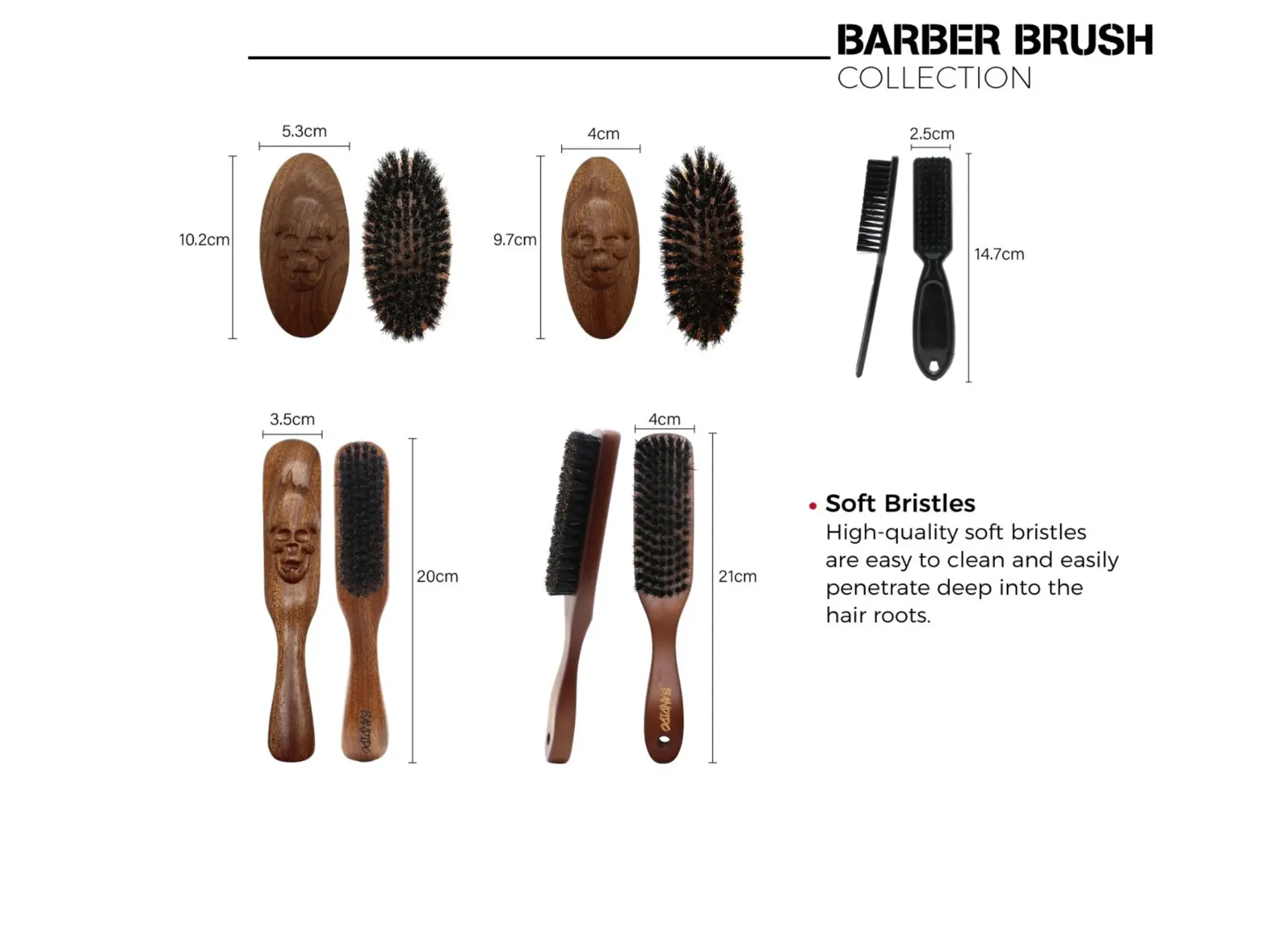 BANDIDO Barber Brush (Large)